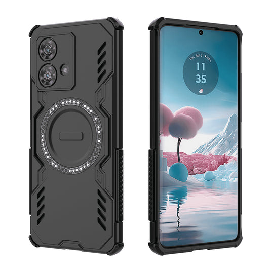 Capa MagSafe para Motorola Edge 40 Neo, Techsuit, ArmorMag, Preta