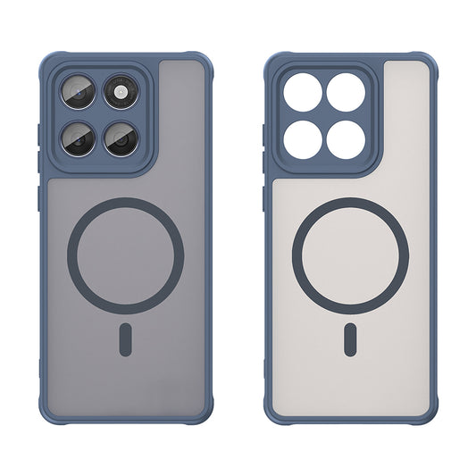Capa MagSafe para Motorola Edge 60 Fusion / Edge 60, Techsuit, HaloFrost II, Azul Marinho