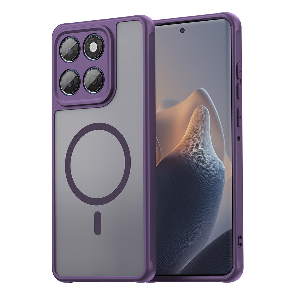 Capa MagSafe para Motorola Edge 60 Fusion / Edge 60, Techsuit, HaloFrost II, Roxo