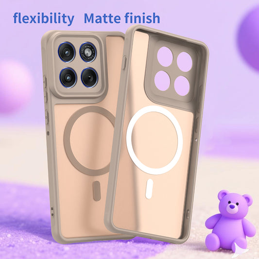 Capa MagSafe para Motorola Edge 70, Techsuit, HaloFrost II, Dourada