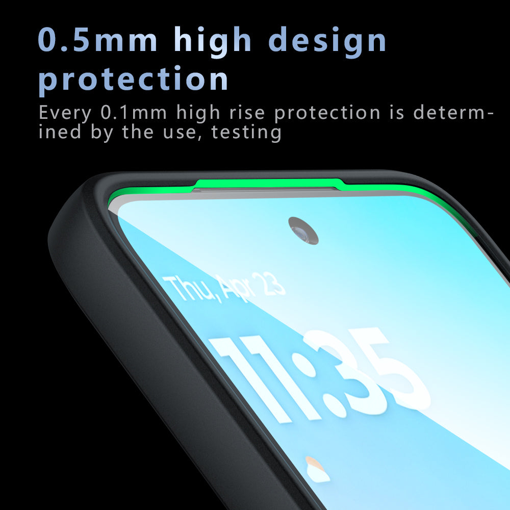 Capa MagSafe para Motorola Moto G77 / G67, Techsuit, PureFrost, Preta Fosca
