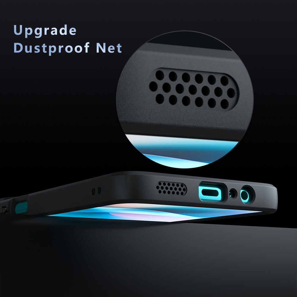 Capa MagSafe para Motorola Moto G77 / G67, Techsuit, PureFrost, Preta Fosca