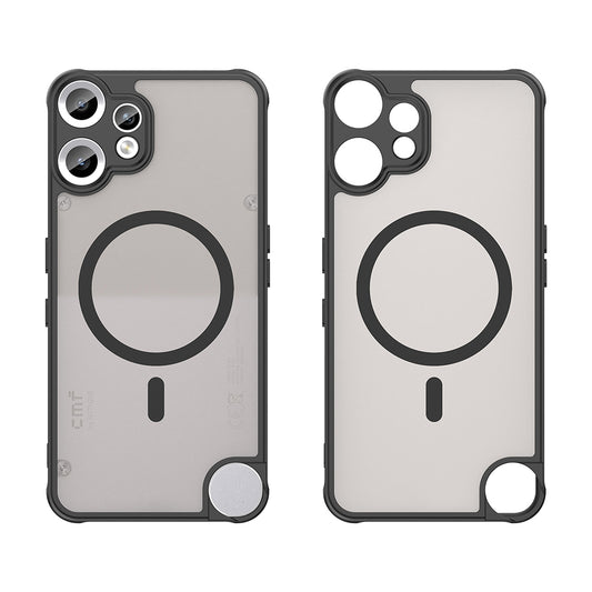 Capa MagSafe para Nothing CMF Phone 2 Pro, Techsuit, HaloFrost II, Preta