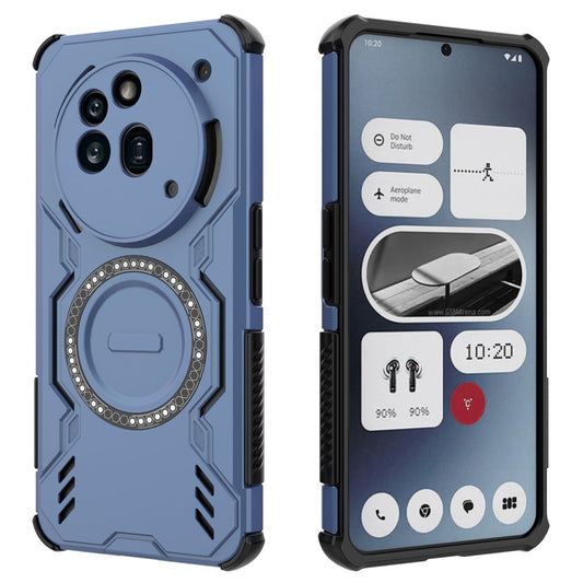 Capa MagSafe para Nothing Phone (3a) Pro, Techsuit, ArmorMag, Azul