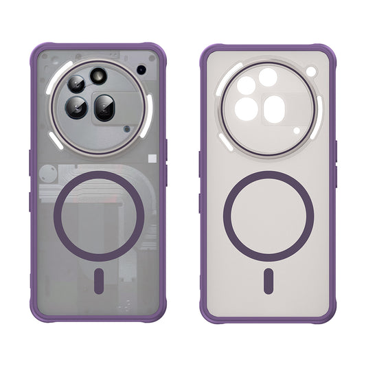 Capa MagSafe para Nothing Phone (3a) Pro, Techsuit, HaloFrost II, Roxa