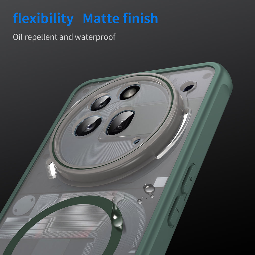 Capa MagSafe para Nothing Phone (3a) Pro, Techsuit, HaloFrost II, Verde