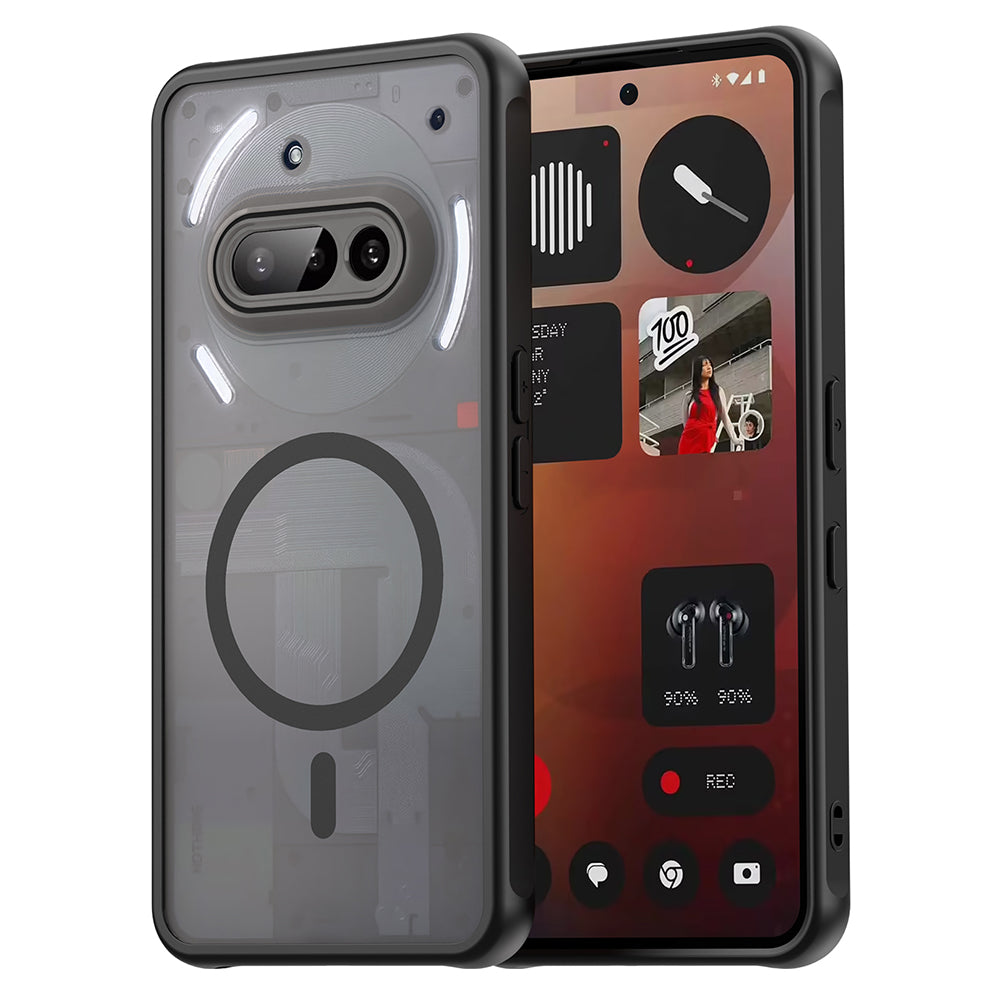 Capa MagSafe para Nothing Phone (3a), Techsuit, HaloFrost II, Preta