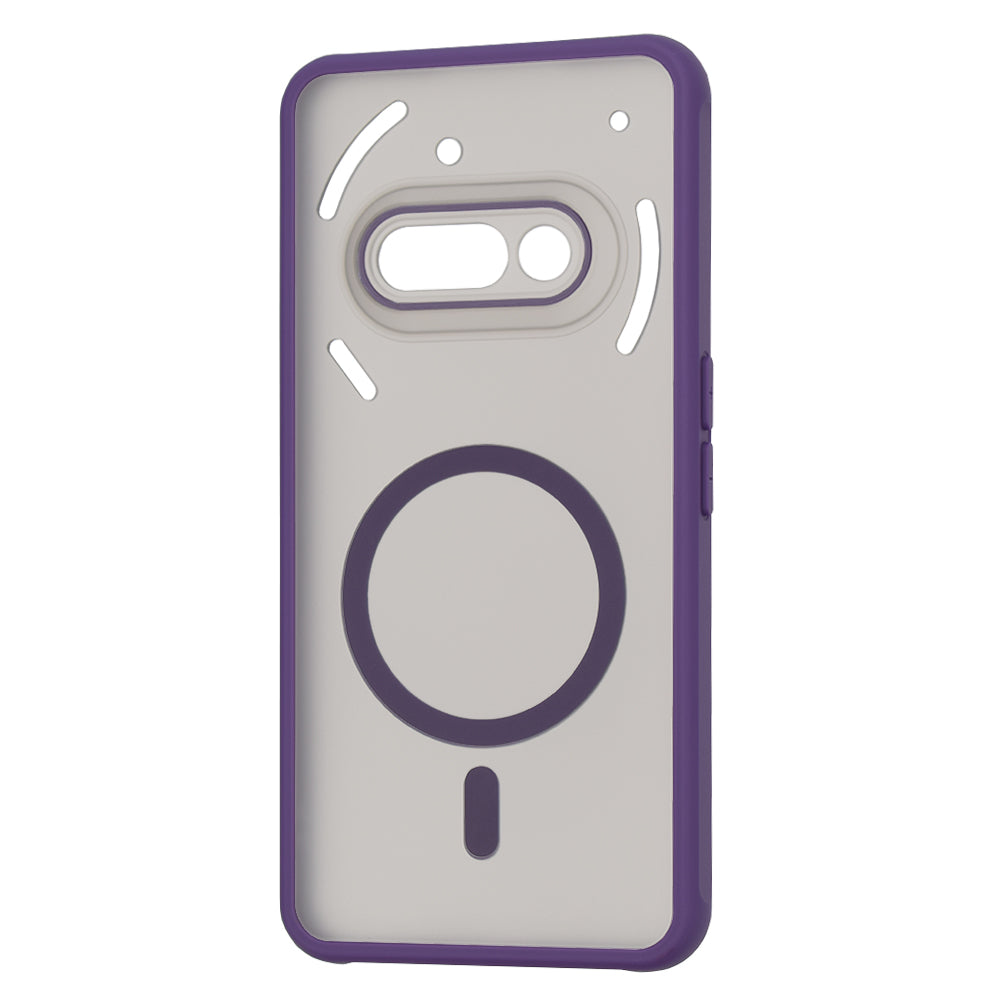 Capa MagSafe para Nothing Phone (3a), Techsuit, HaloFrost, Roxo Escuro