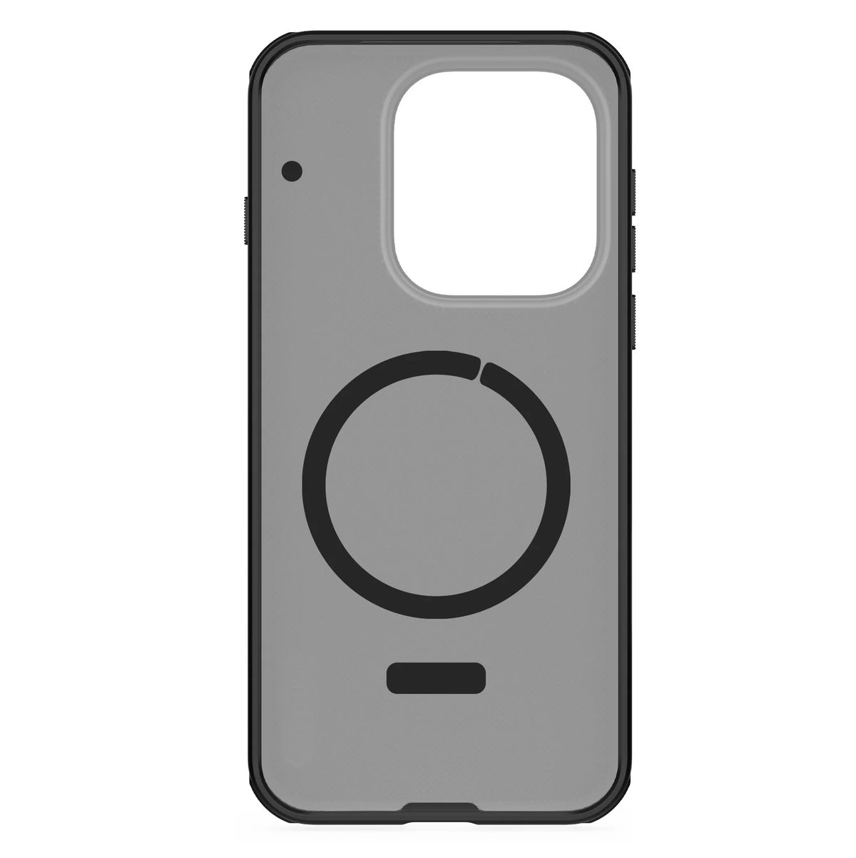 Capa MagSafe para OnePlus 15, Nillkin, Super Shield Pro, Preta Transparente Satinada