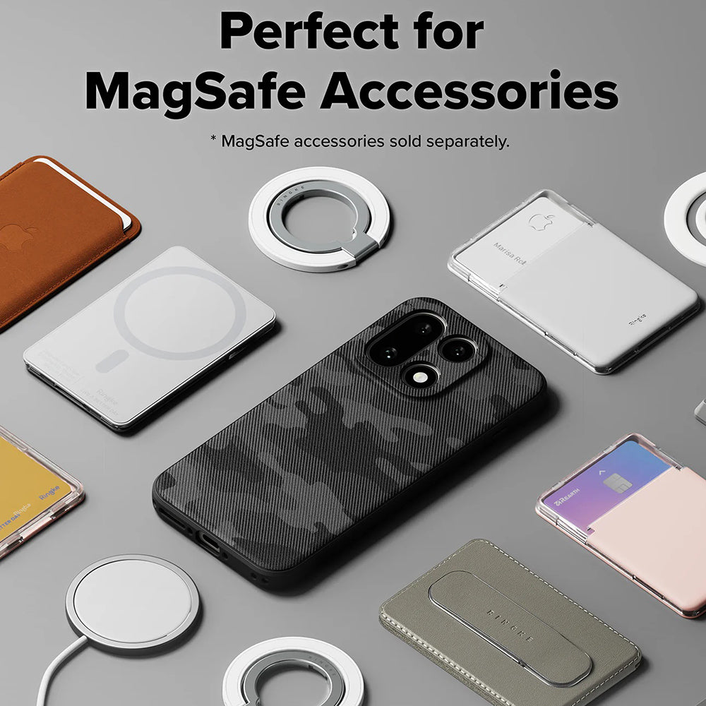Capa MagSafe para OnePlus 15, Ringke, Onyx, Camuflagem