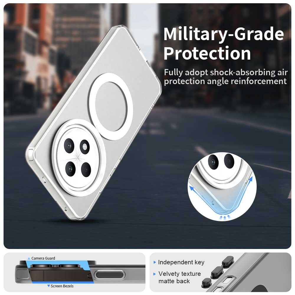 Capa MagSafe para Oppo A3 4G / A3 5G, Techsuit, CandyCase, Branca