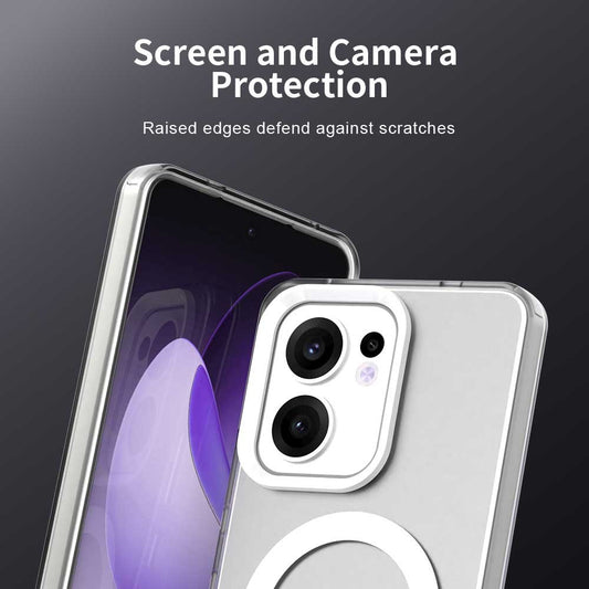 MagSafe Case for Oppo Reno13 FS 5G / Reno13 F 4G / Reno13 F, Techsuit, CandyCase, White