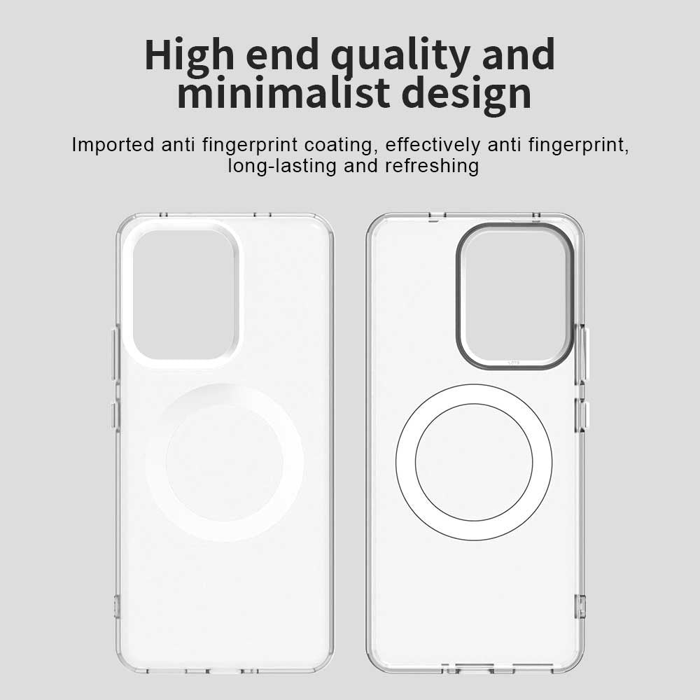 Capa MagSafe para Oppo Reno13 FS 5G / Reno13 F 4G / Reno13 F, Techsuit, CandyCase, Branca