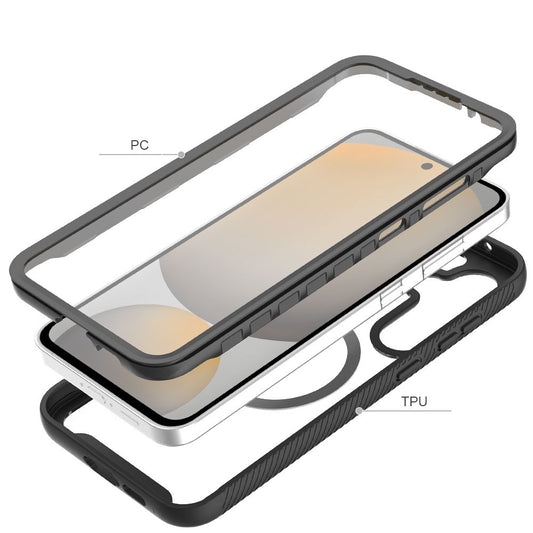 Capa MagSafe para Samsung Galaxy S24 FE S721, Tech-Protect, Defence360, Preto
