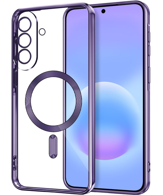 Capa MagSafe para Samsung Galaxy A37 5G, Tech-Protect, Magflex, Violeta