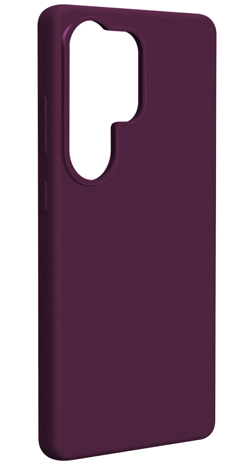 Capa MagSafe para Samsung Galaxy S25 Ultra S938, Etteri, Silicone Mag, Vinho