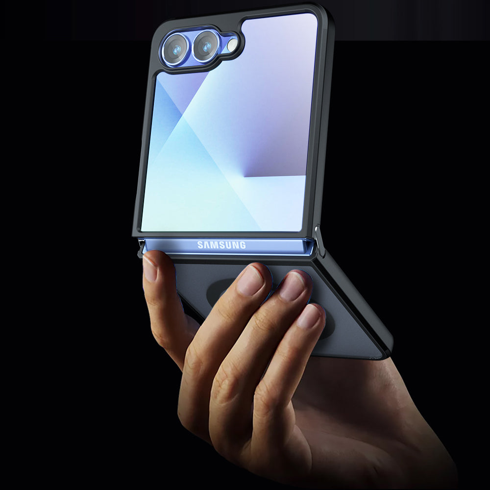 Capa MagSafe para Samsung Galaxy Z Flip7 F766, Techsuit, PureFrost, Preto Satinado