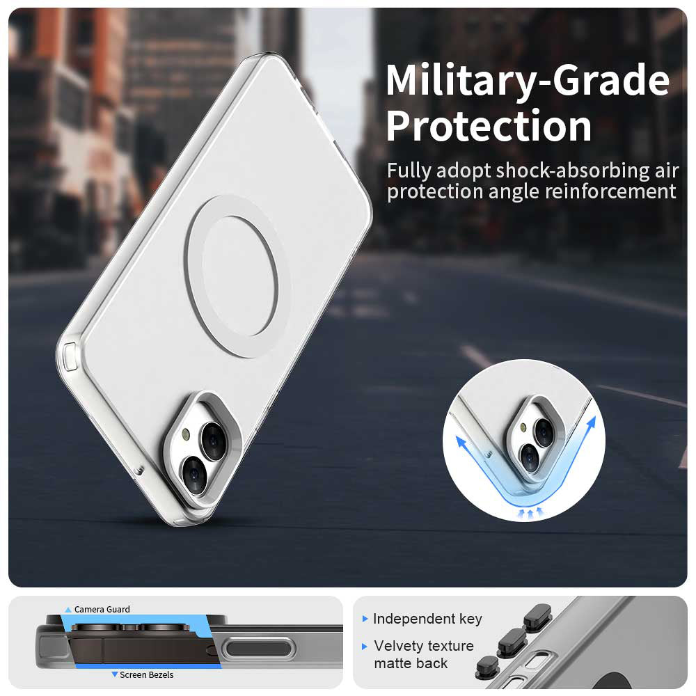 Capa MagSafe para Samsung Galaxy A05 A055, Techsuit, CandyCase, Branca