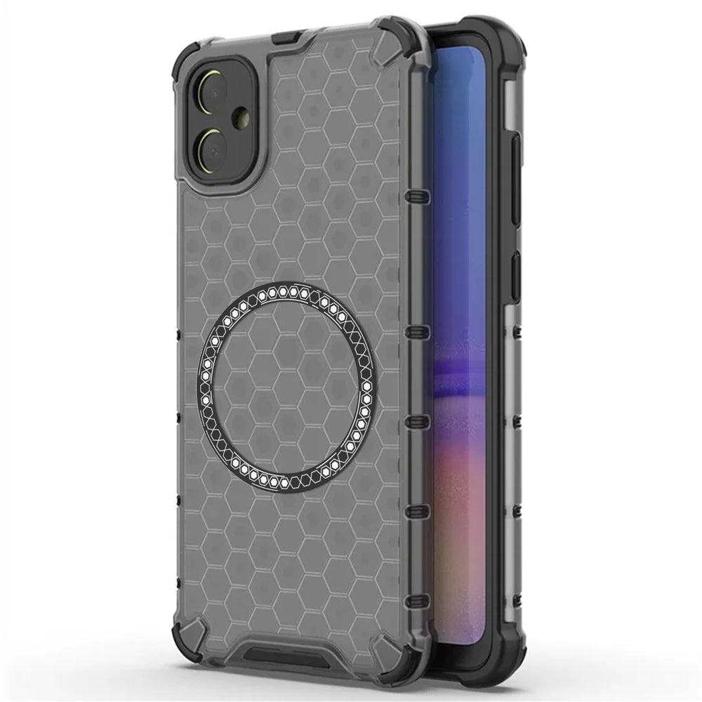 Capa MagSafe para Samsung Galaxy A05 A055, Techsuit, HoneyComb Shield, Preta