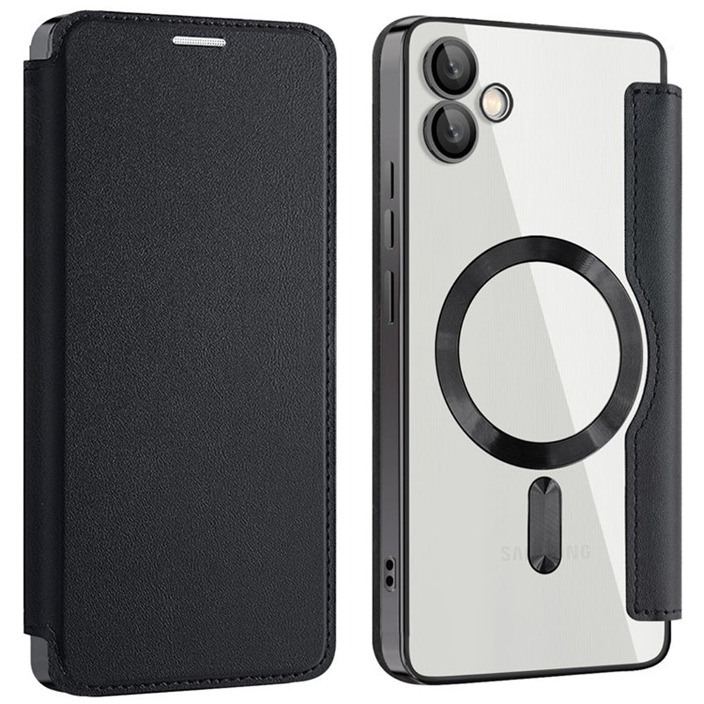 Capa MagSafe para Samsung Galaxy A05 A055, Techsuit, SmartMag Book, Preta