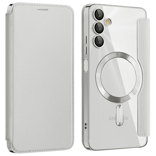 Capa MagSafe para Samsung Galaxy A05s A057, Techsuit, SmartMag Book, Cinzento