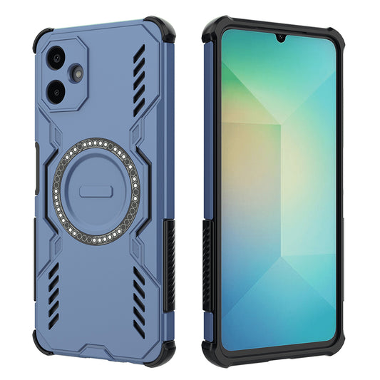 Capa MagSafe para Samsung Galaxy A06 A065, Techsuit, ArmorMag, Azul