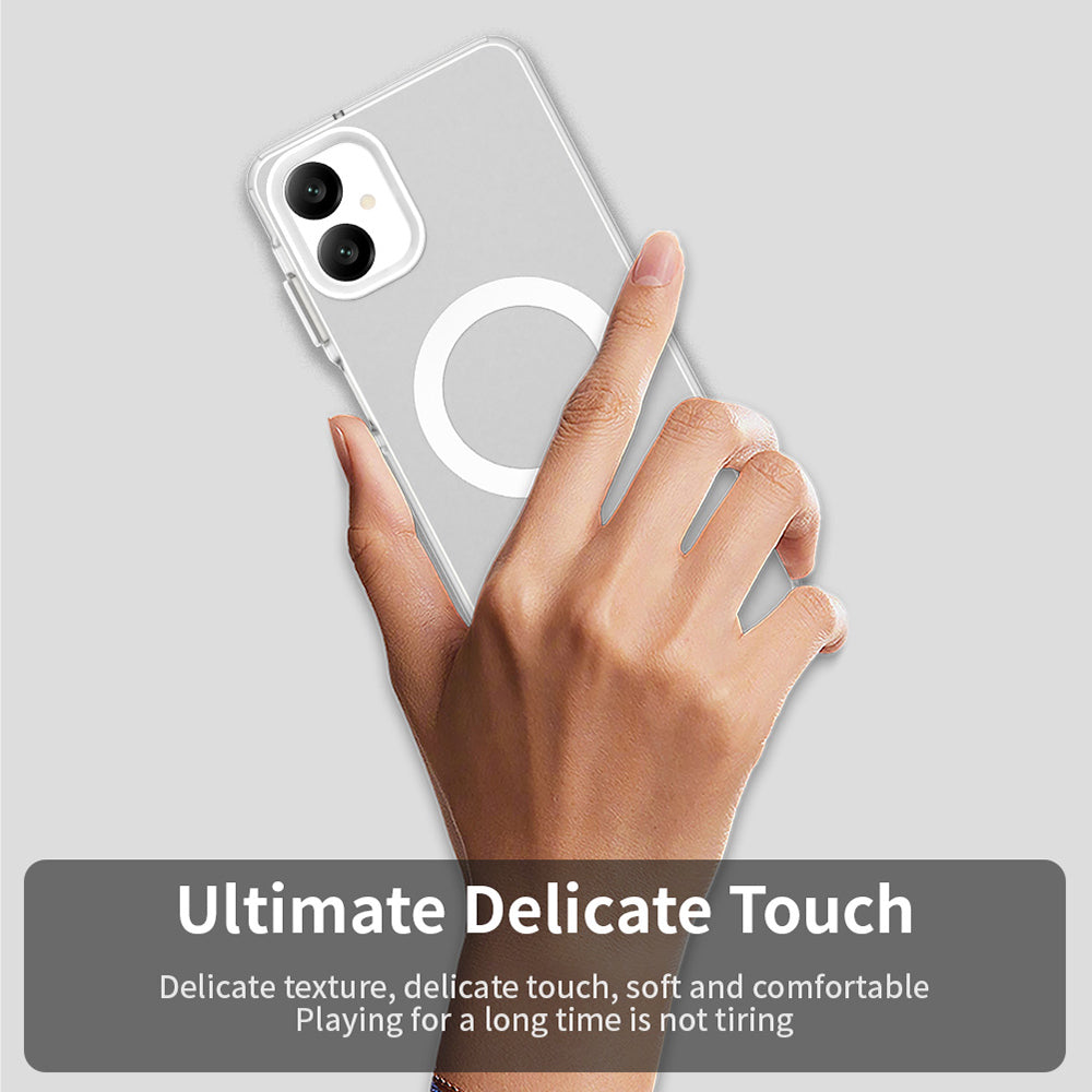 Capa MagSafe para Samsung Galaxy A06 A065, Techsuit, CandyCase, Branca