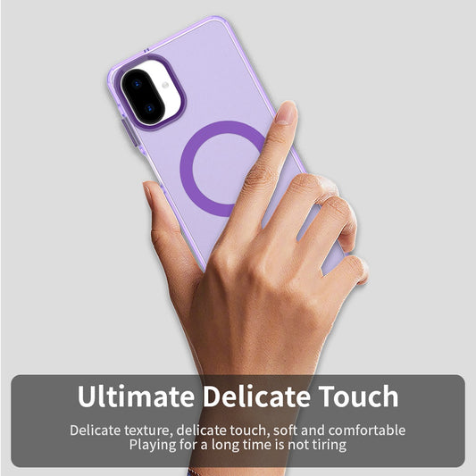 Capa MagSafe para Samsung Galaxy A07 4G A075, Techsuit, CandyCase, Roxo
