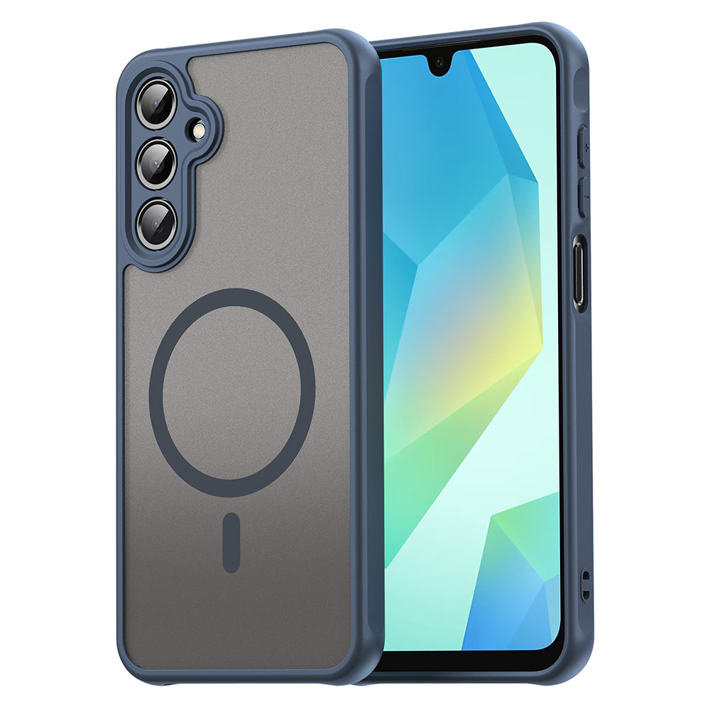 Capa MagSafe para Samsung Galaxy A16 5G A166 / A16 4G A165, Techsuit, HaloFrost II, Azul Marinho