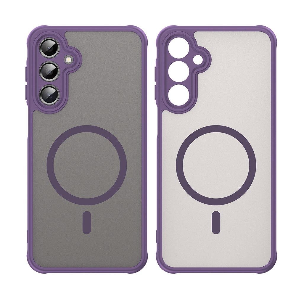 Capa MagSafe para Samsung Galaxy A16 5G A166 / A16 4G A165, Techsuit, HaloFrost II, Roxo