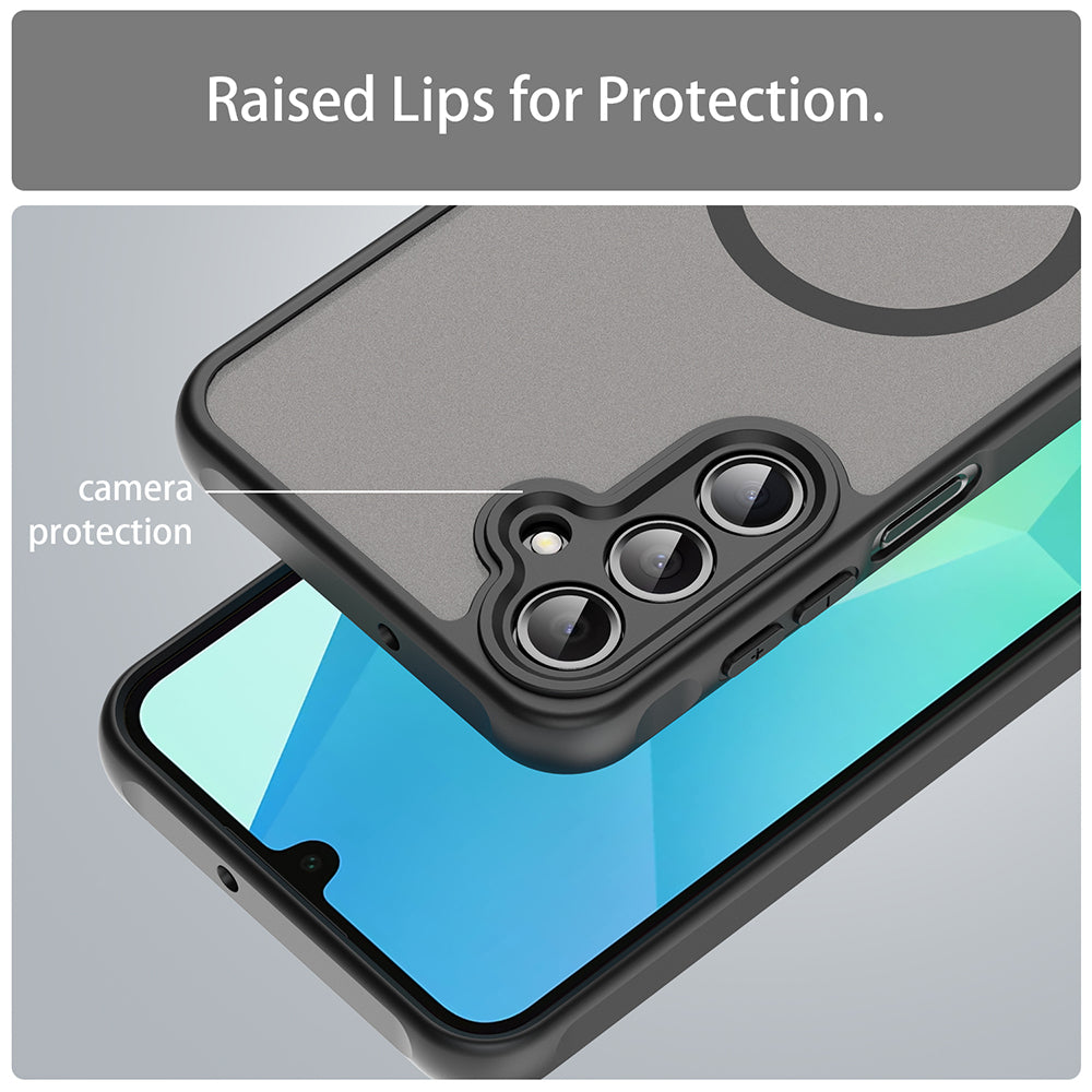 Capa MagSafe para Samsung Galaxy A16 5G A166 / A16 4G A165, Techsuit, HaloFrost II, Preta