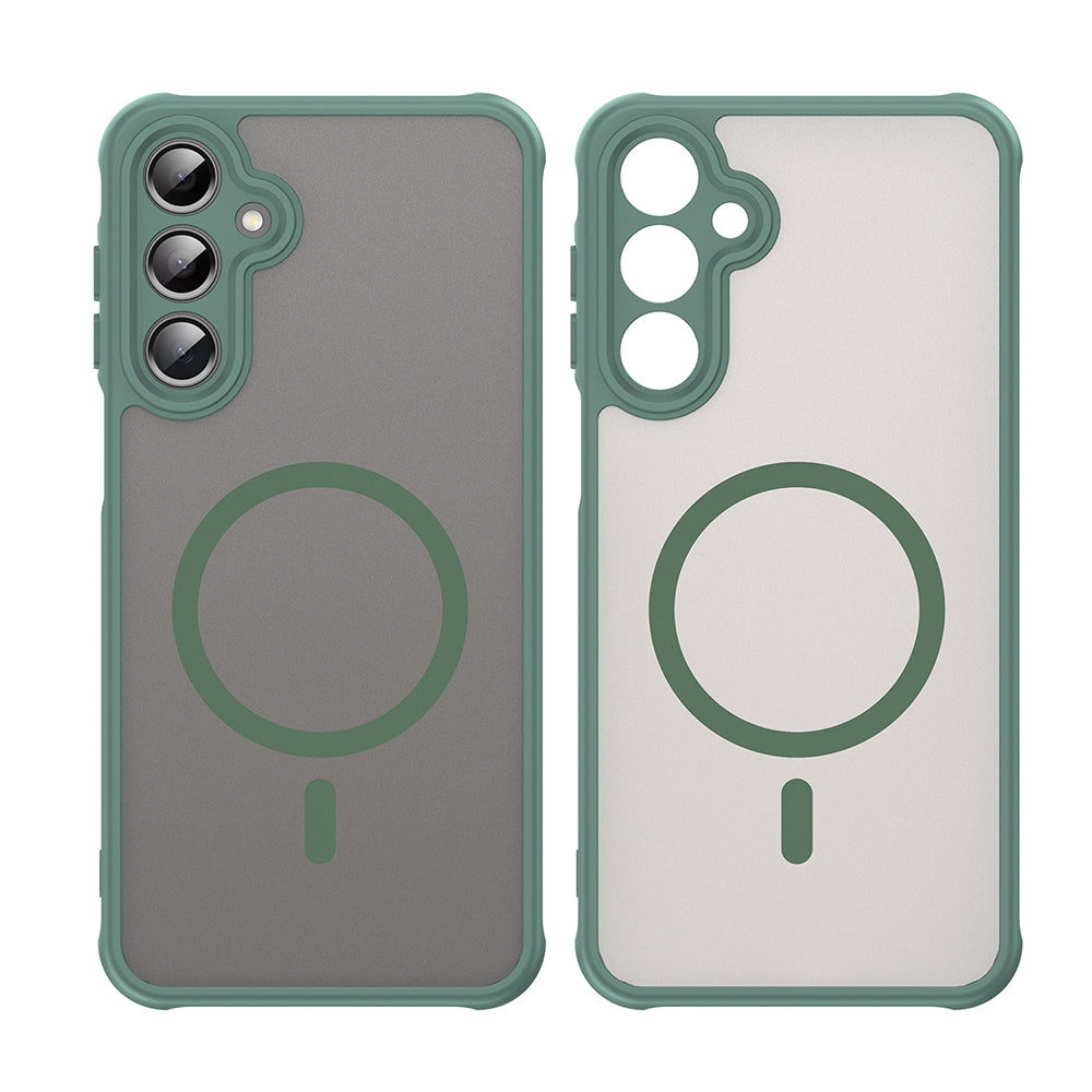 Capa MagSafe para Samsung Galaxy A16 5G A166 / A16 4G A165, Techsuit, HaloFrost II, Verde