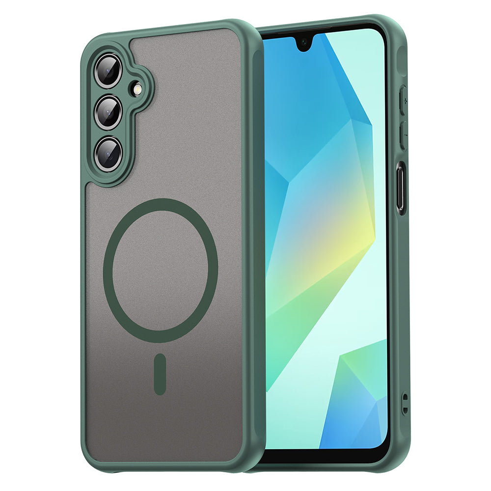 Capa MagSafe para Samsung Galaxy A16 5G A166 / A16 4G A165, Techsuit, HaloFrost II, Verde