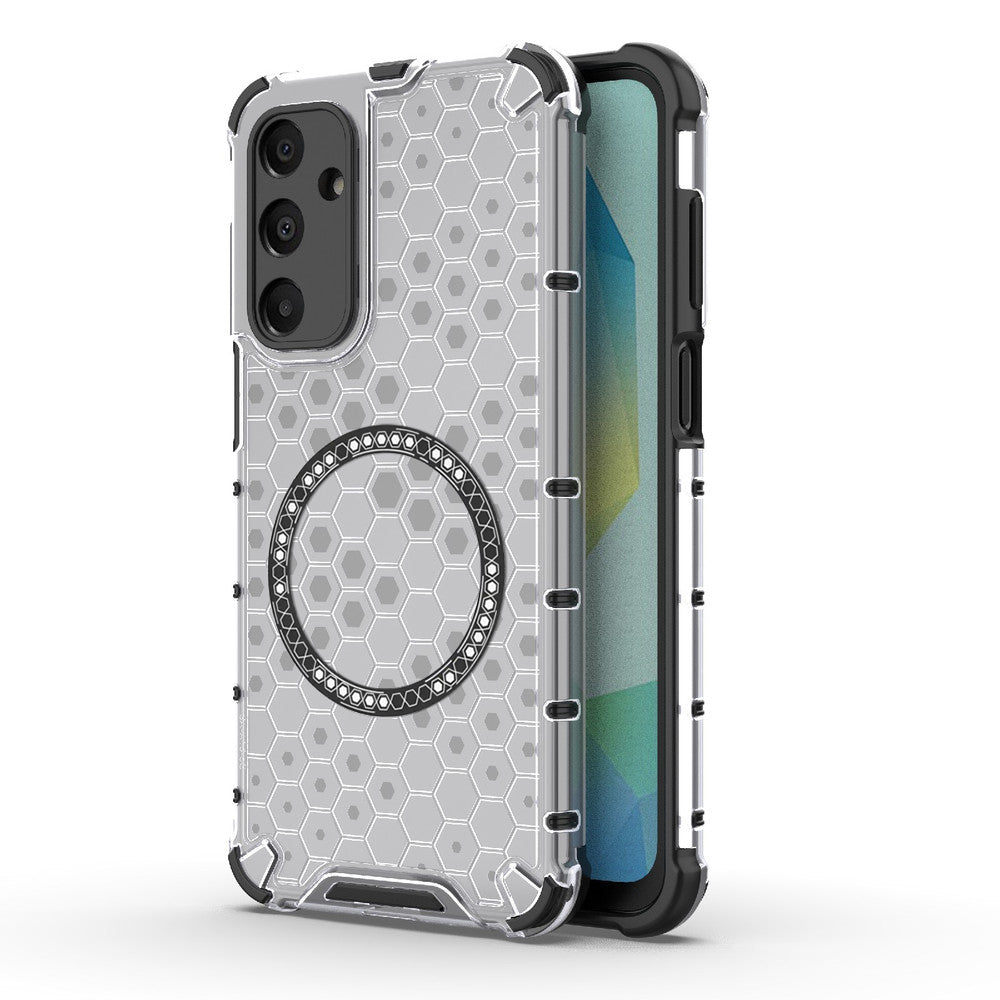 Capa MagSafe para Samsung Galaxy A16 5G A166 / A16 4G A165, Techsuit, HoneyComb Shield, Branca