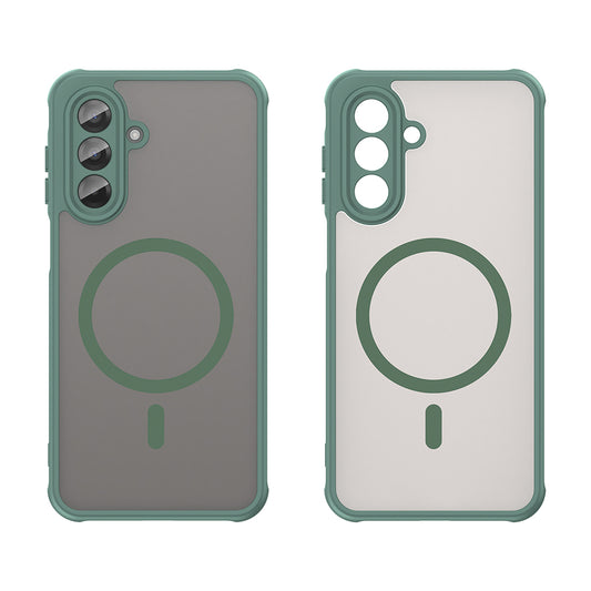 Capa MagSafe para Samsung Galaxy A17 5G, Techsuit, HaloFrost II, Verde