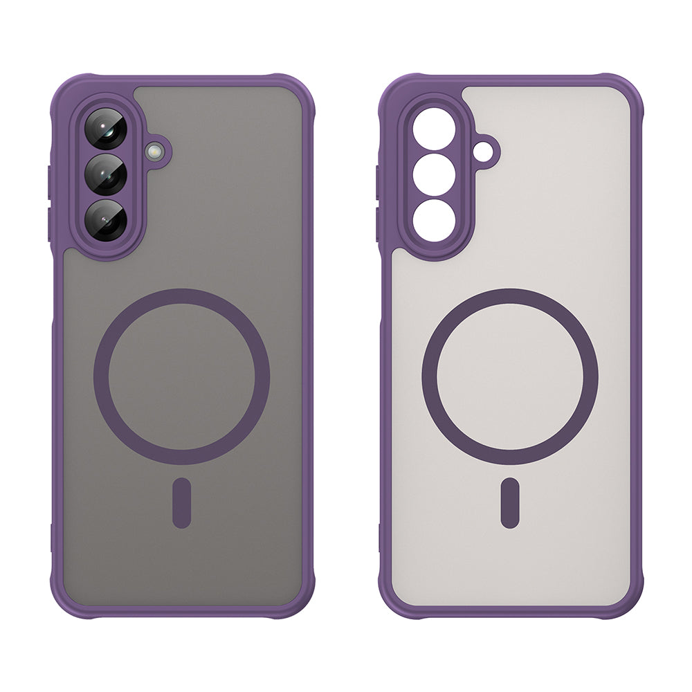 Capa MagSafe para Samsung Galaxy A26 A266, Techsuit, HaloFrost II, Roxa