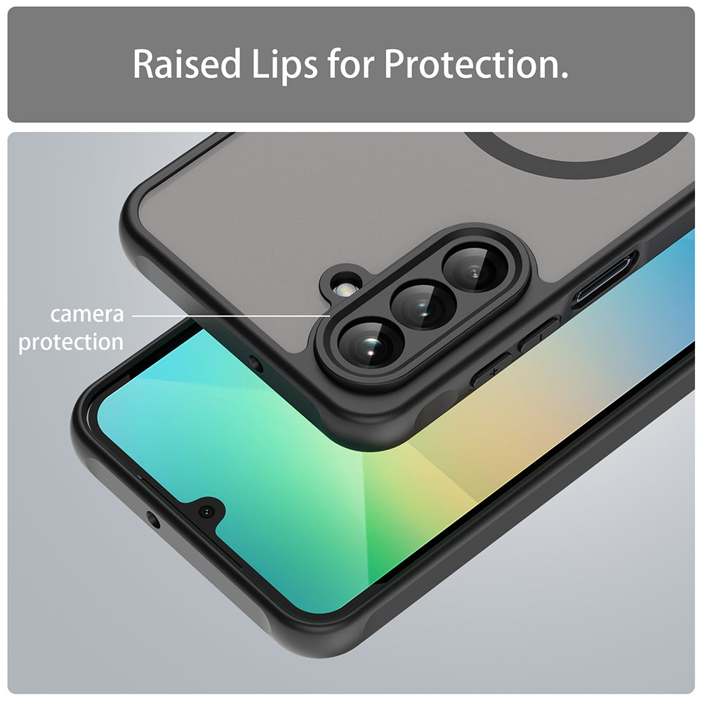 Capa MagSafe para Samsung Galaxy A26 A266, Techsuit, HaloFrost II, Preta