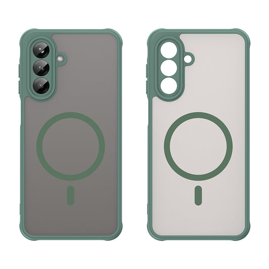 Capa MagSafe para Samsung Galaxy A26 A266, Techsuit, HaloFrost II, Verde