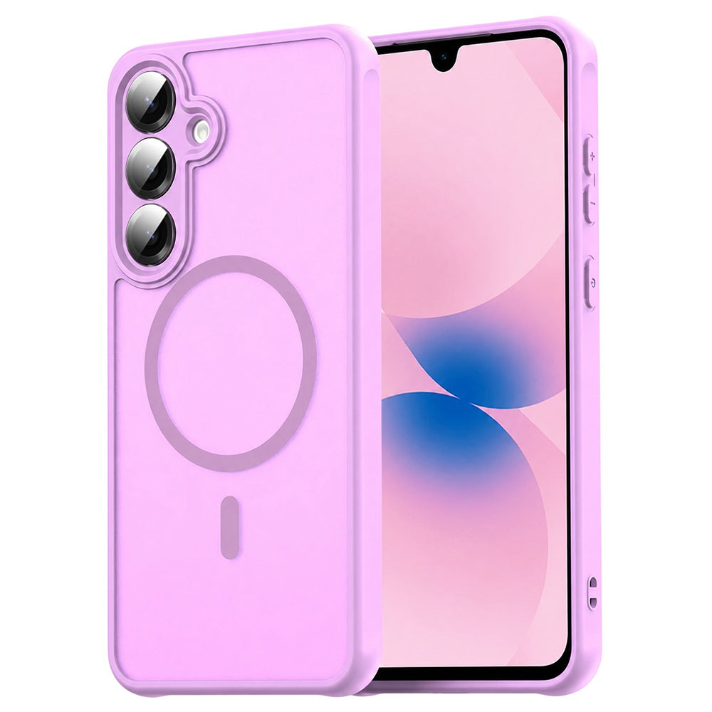 Capa MagSafe para Samsung Galaxy A27 5G, Techsuit, HaloFrost II, Rosa