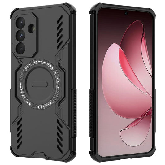 Capa MagSafe para Samsung Galaxy A36 A366, Techsuit, ArmorMag, Preta