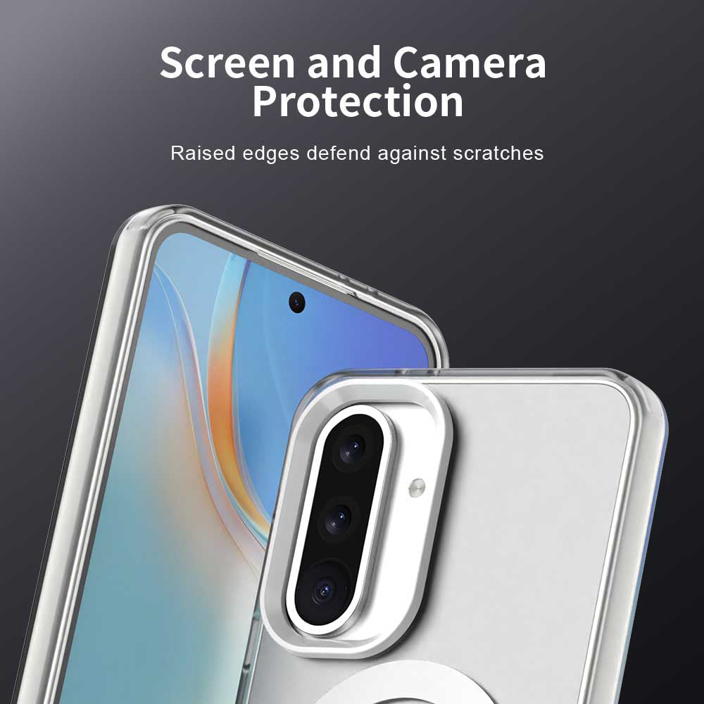 Capa MagSafe para Samsung Galaxy A36 A366, Techsuit, CandyCase, Branca