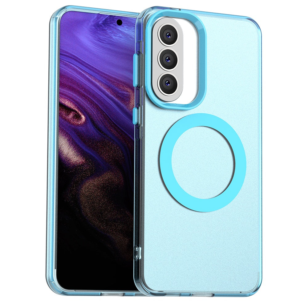 MagSafe Case for Samsung Galaxy A37 5G, Techsuit, CandyCase, Blue