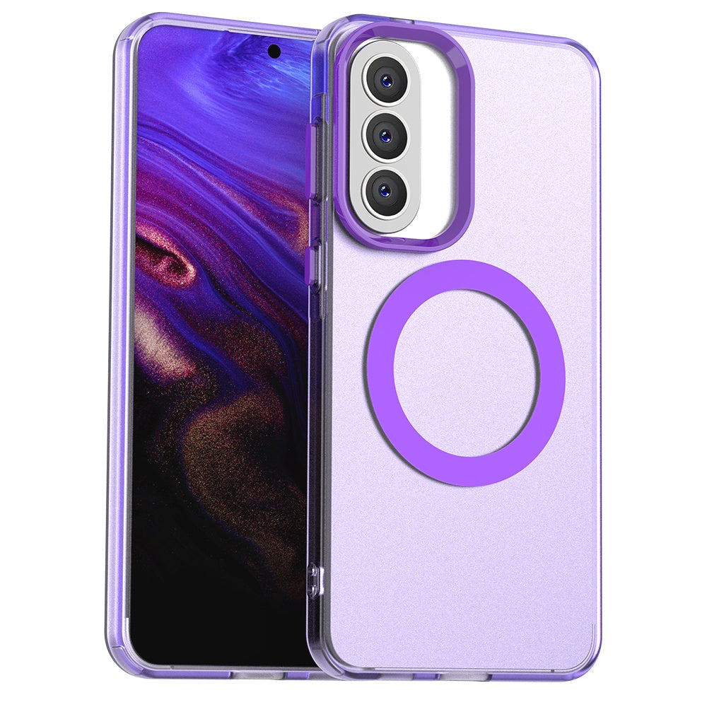 Capa MagSafe para Samsung Galaxy A37 5G, Techsuit, CandyCase, Roxo