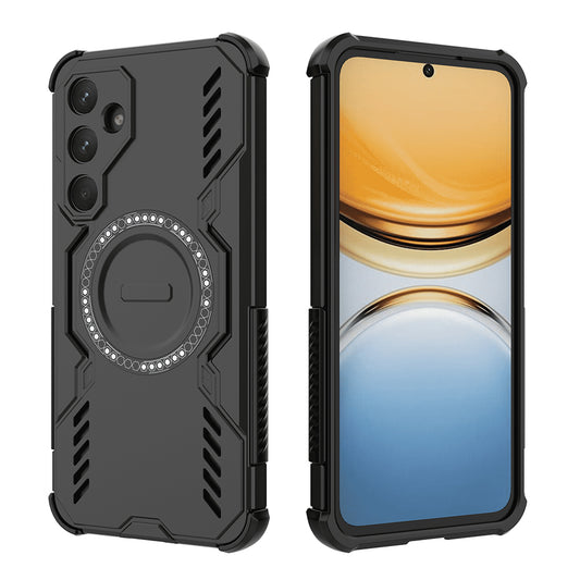 Capa MagSafe para Samsung Galaxy A55 5G A556, Techsuit, ArmorMag, Preta