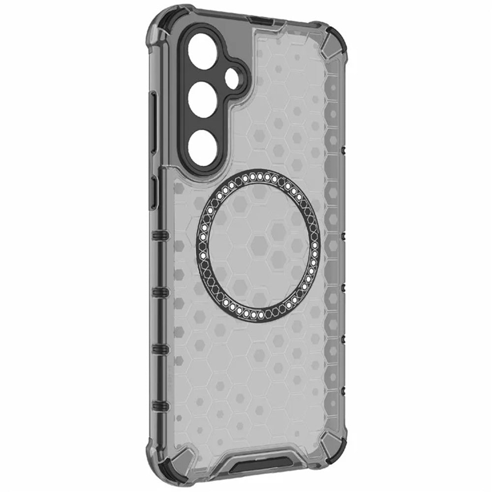 Capa MagSafe para Samsung Galaxy A55 5G A556, Techsuit, HoneyComb Shield, Preta