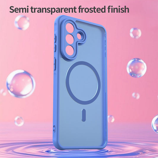 Capa MagSafe para Samsung Galaxy A56 A566, Techsuit, HaloFrost II, Azul