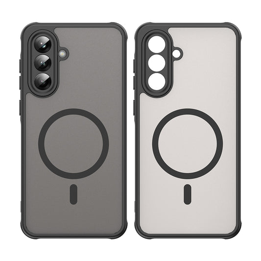 Capa MagSafe para Samsung Galaxy A56 A566, Techsuit, HaloFrost II, Preta