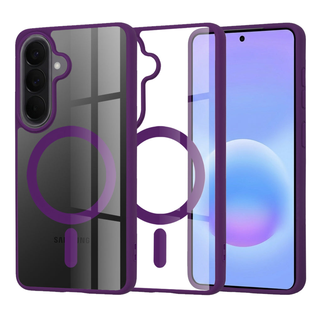 Capa MagSafe para Samsung Galaxy A57 5G, Techsuit, Pro, Roxo