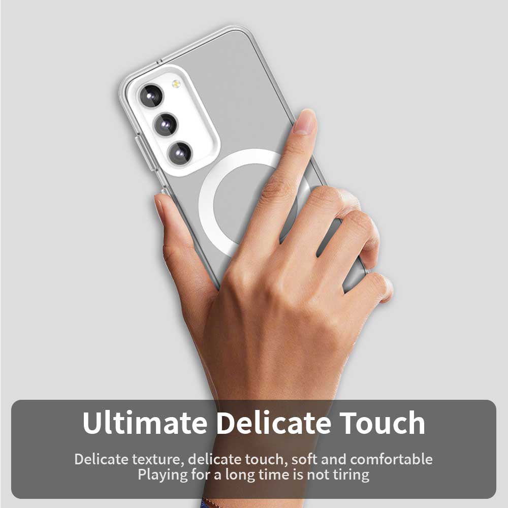 Capa MagSafe para Samsung Galaxy S23+ S916, Techsuit, CandyCase, Branca