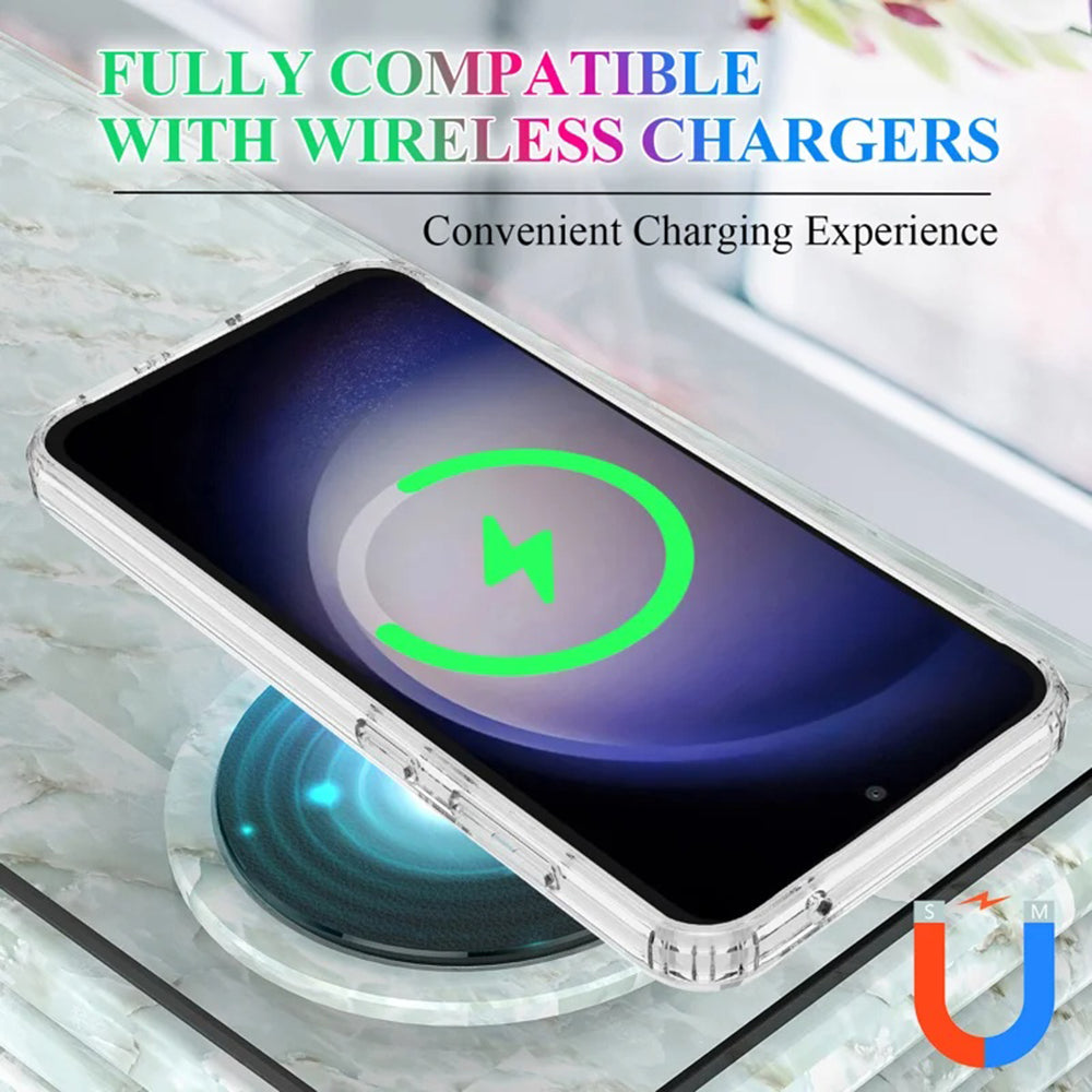 Capa MagSafe para Samsung Galaxy S24 S921, Techsuit, Pro, Transparente